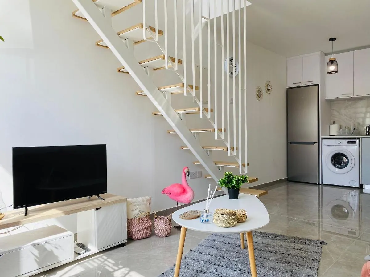 Pink Flamingo 1-Br Apartment In Lárnaca